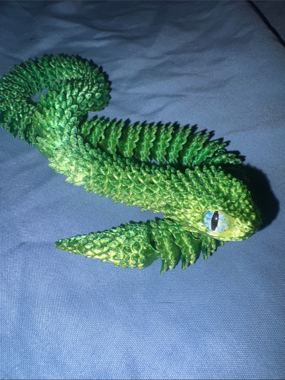 Green Decorative Reptile Figurine - Brand Unknown 3d made
